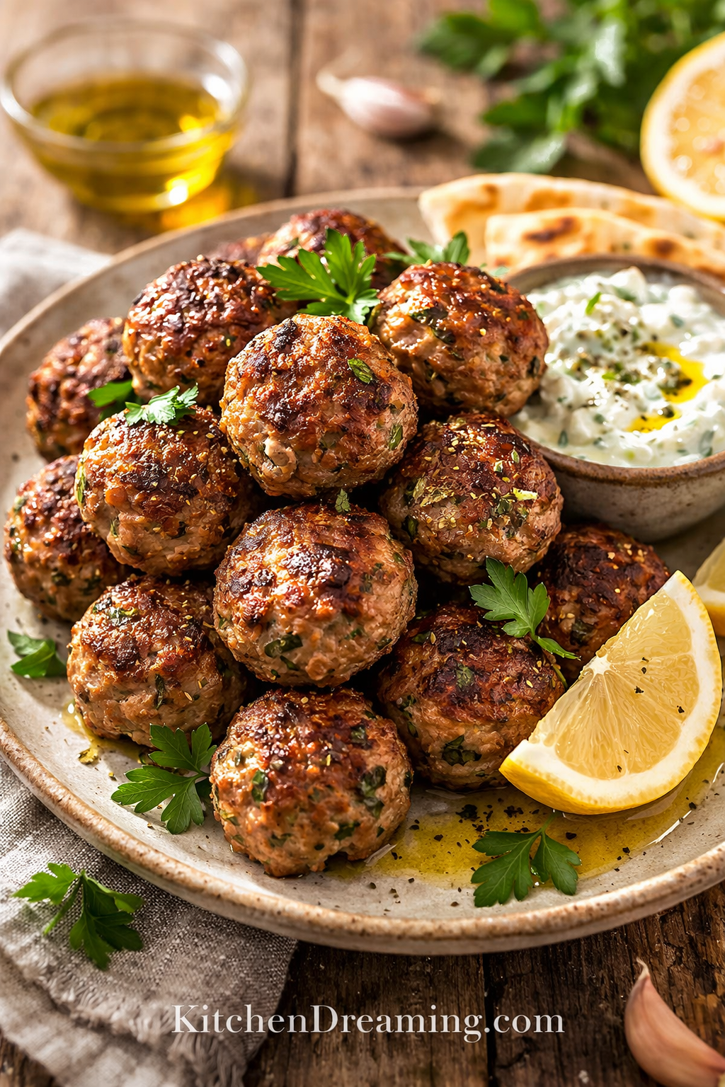 Authentic Greek Keftedes: Easy Recipe for Juicy Meatballs